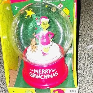 Dr. Seuss The Grinch Musical Snow Globe Limited Edition